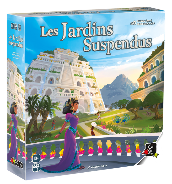 Les Jardins Suspendus - Gigamic - Miguel Coimbra - Stratégie 1-5 Joueurs - 10+ - FR