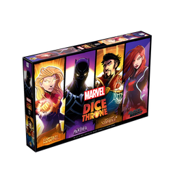 Marvel Dice Throne : Black Widow vs Doctor Strange vs Captain Marvel vs Black Panther - Jeu de Combat de Dés - Édition Française