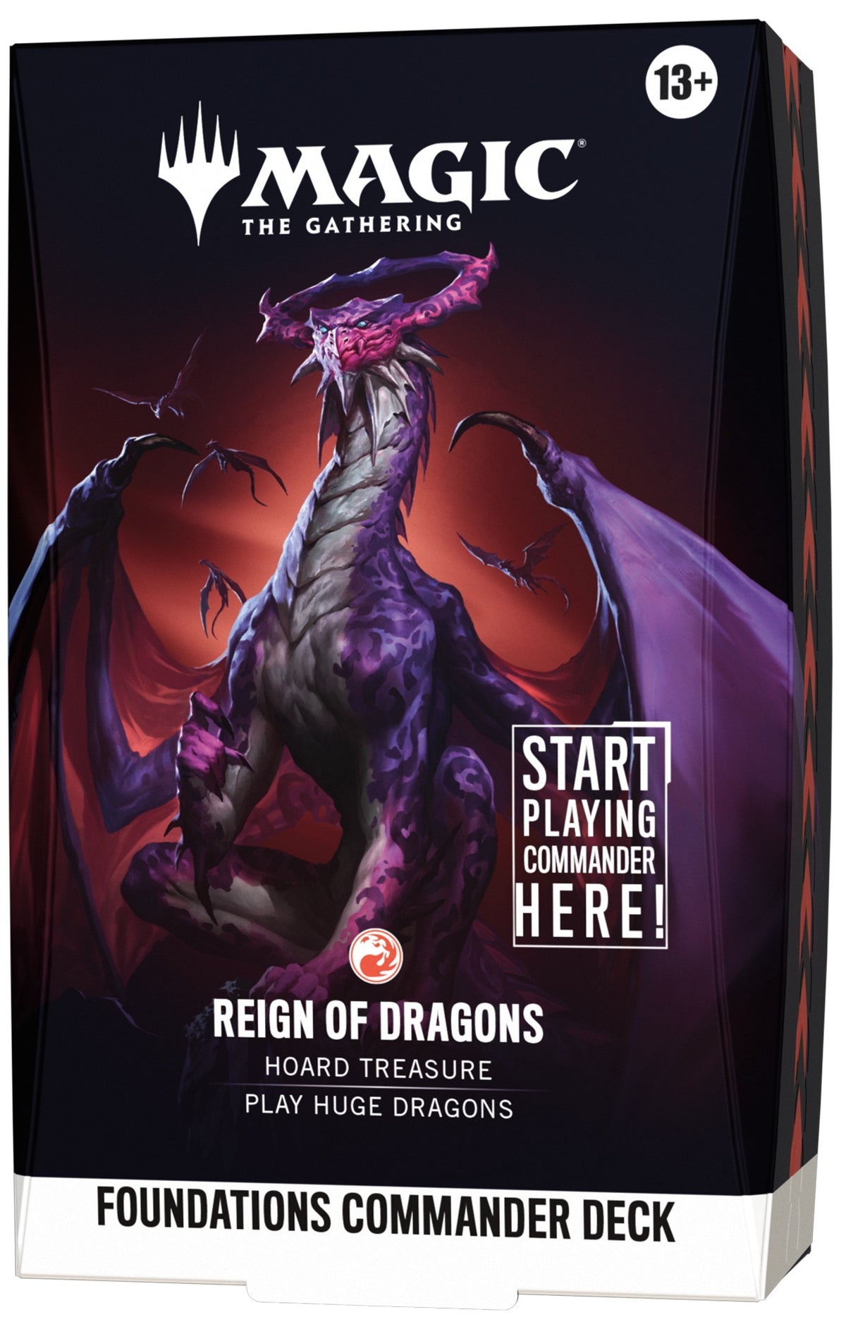 Foundations Commander Deck Reign of Dragons · Magic: The Gathering