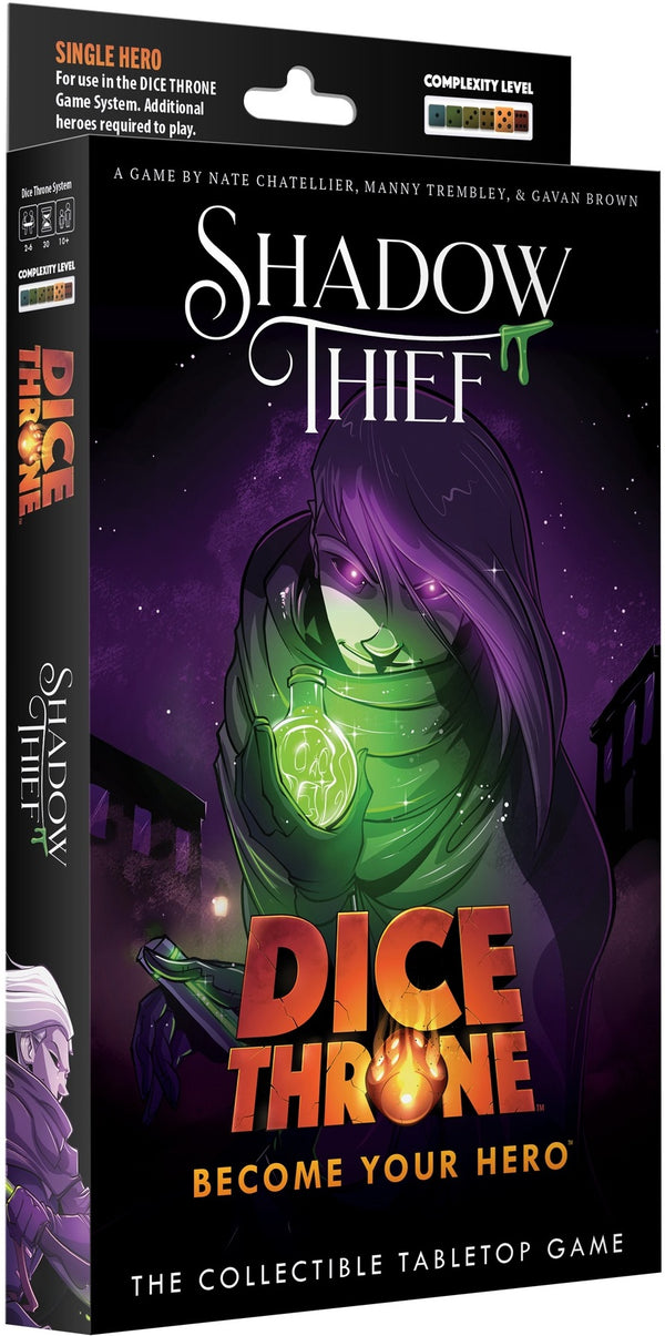Dice Throne – Hero Pack Shadow Thief | Jeu de dés stratégique Season 1 | Précommande