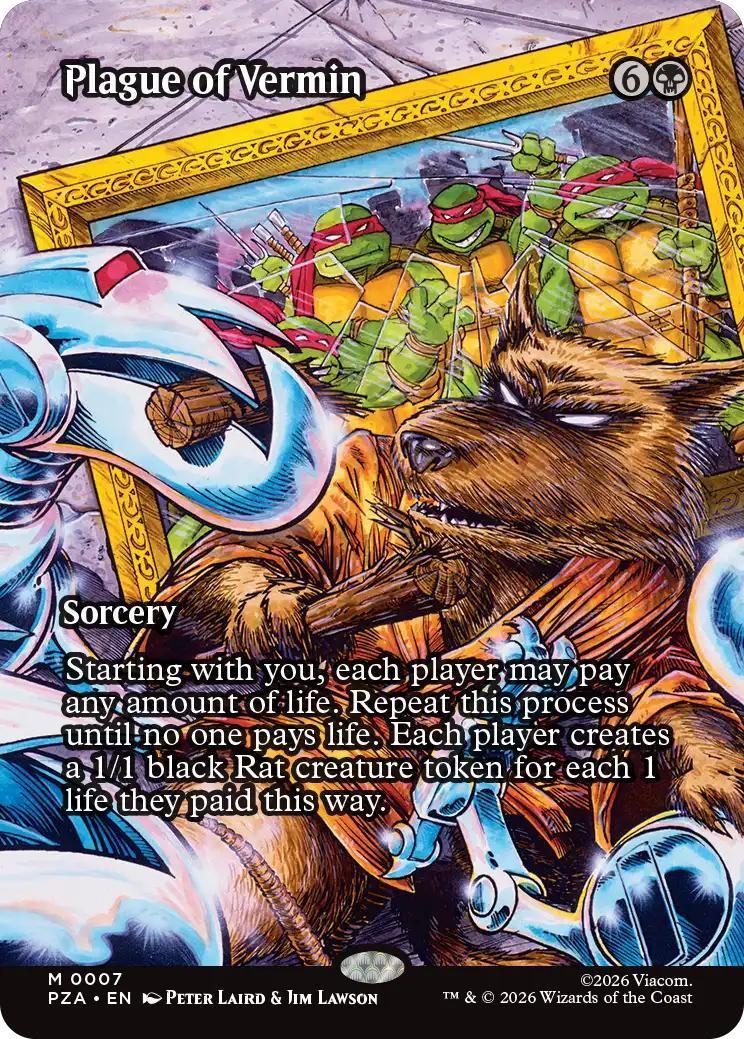 Magic The Gathering | Plague of Vermin | Mythic | NM · FOIL | EN