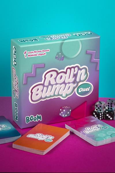 Roll'n Bump Duel – Jeu de dés stratégique pour 2 joueurs