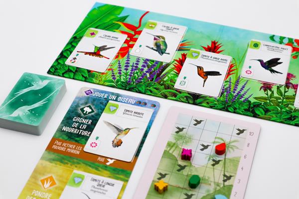 Wingspan – Extension Amériques (Français) - composants et matériel de jeu