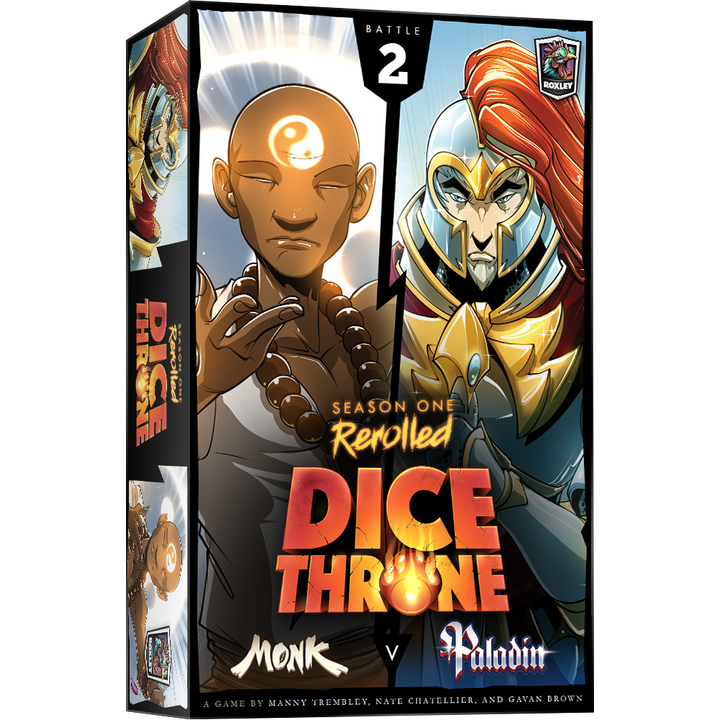 Dice Throne Saison 1 : Moine vs. Paladin - Jeu de Combat de Dés Tactique - Édition Française