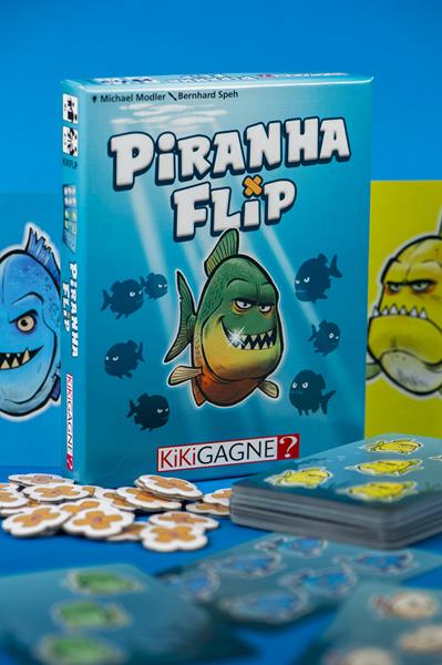 Piranha Flip Bilingue - Jeu de Cartes Familial | AdventureBox