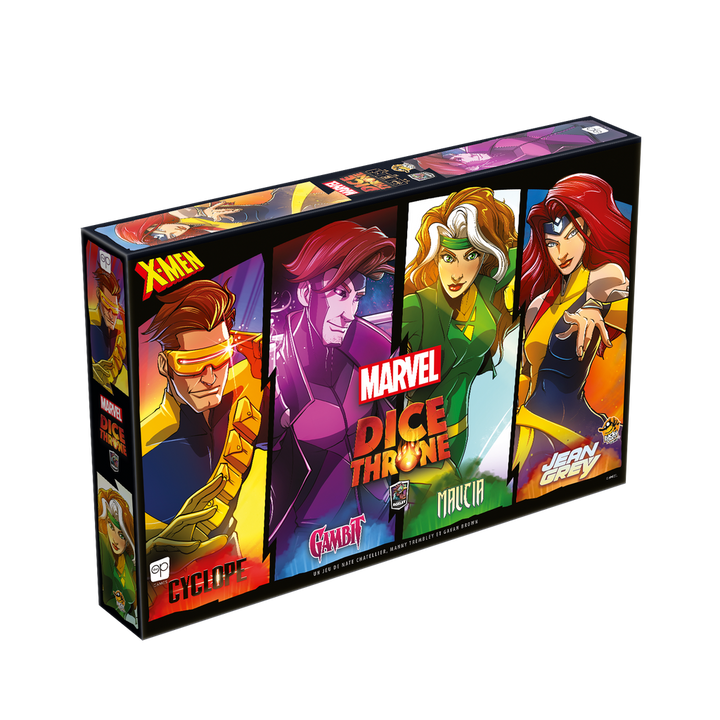 Marvel Dice Throne X-Men : Cyclops vs Gambit vs Rogue vs Jean Grey - Jeu en Français