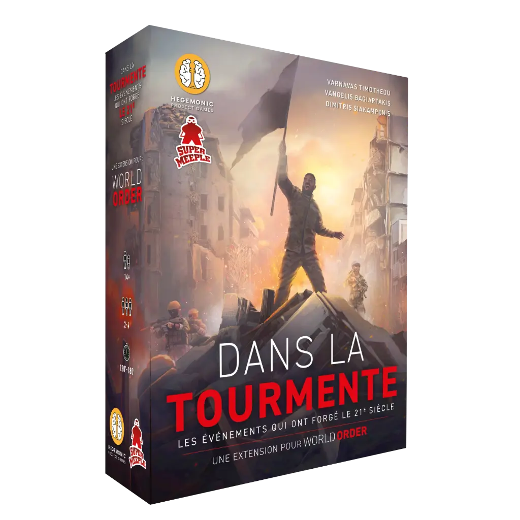 World Order : Dans la Tourmente – Extension | 60 événements géopolitiques réels – Précommande mai 2026 | Super Meeple