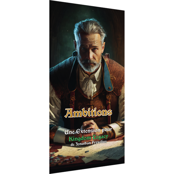 Boîte du jeu de société Kingdom Legacy : Ambitions – Extension solo - 1 joueurs, 10 heure, 14 ans+ | AdventureBox