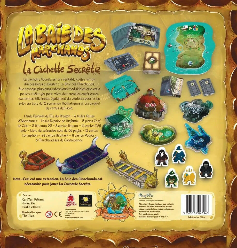 La Baie des Marchands - Ext. Cachette Secrète - FR-AdventureBox | Jeux de Société