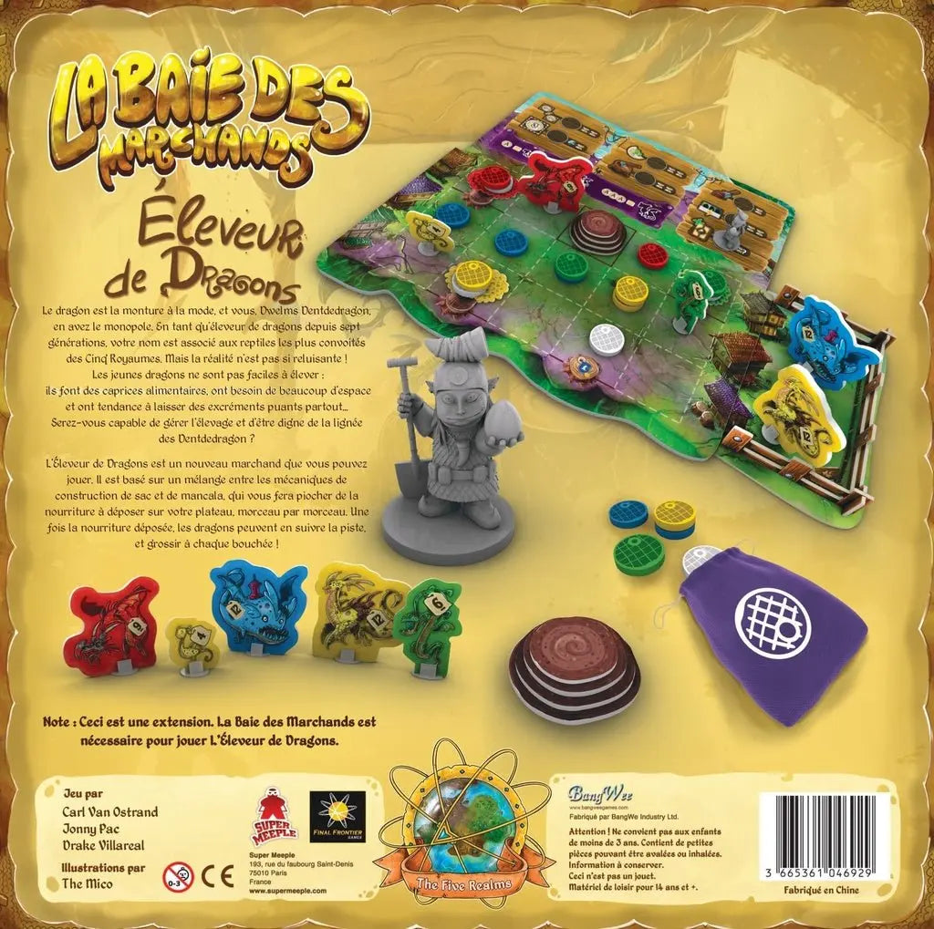La Baie des Marchands - Ext. Eleveur de Dragon - FR - AdventureBox | Jeux de Société
