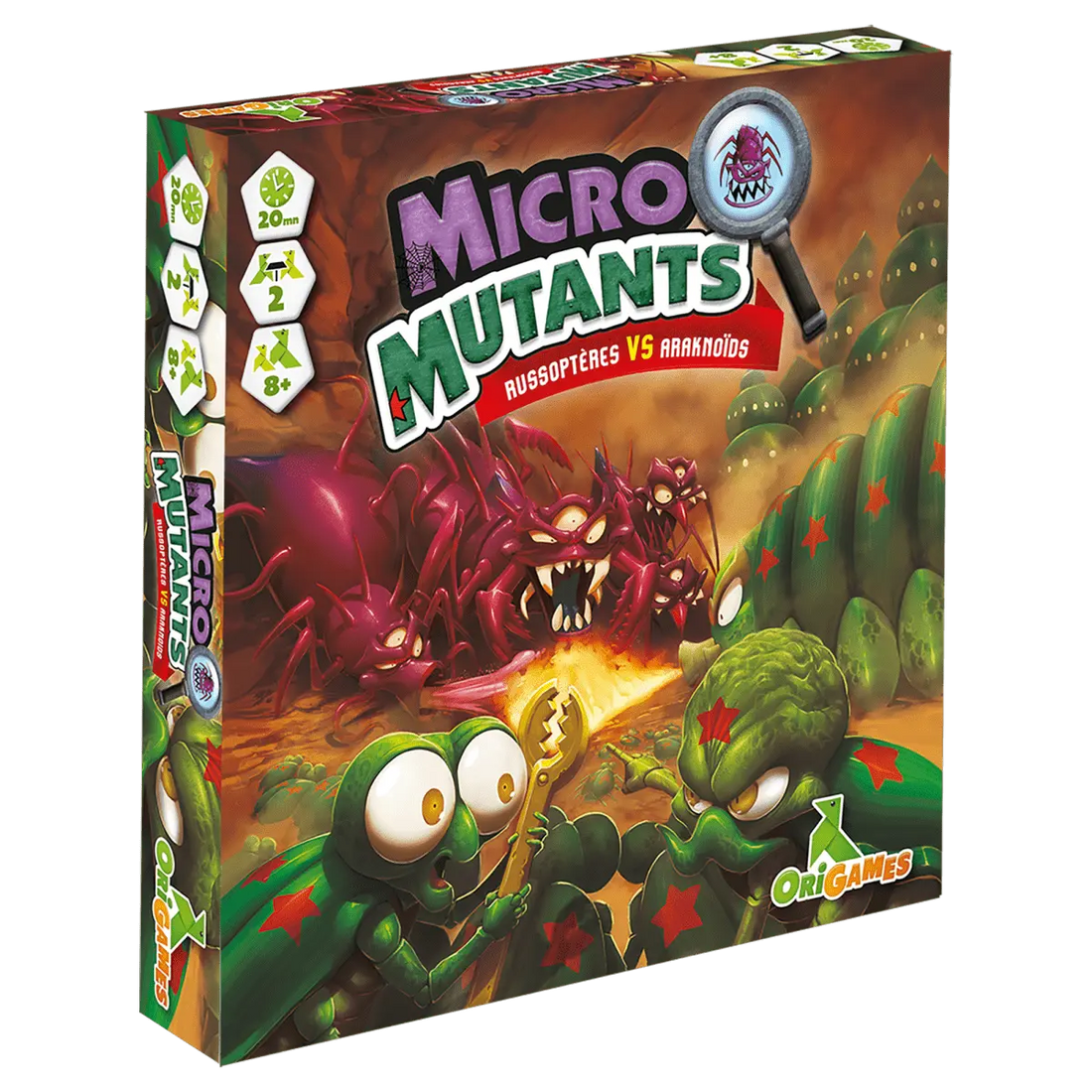 MICRO MUTANTS - RUSSOPTÈRES VS ARAKNOÏDS (FR) - AdventureBox | Jeux de Société