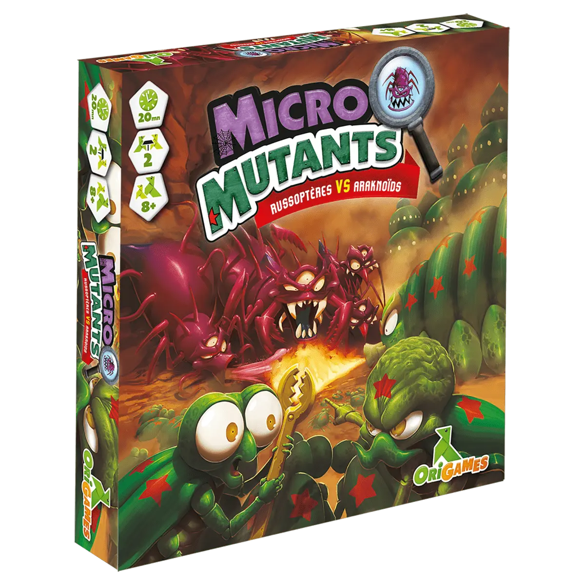 MICRO MUTANTS - RUSSOPTÈRES VS ARAKNOÏDS (FR) - AdventureBox | Jeux de Société