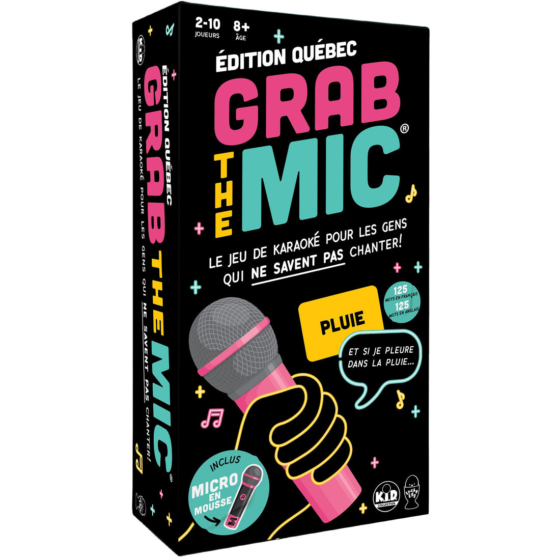 Grab the Mic · Édition Québec · boîte
