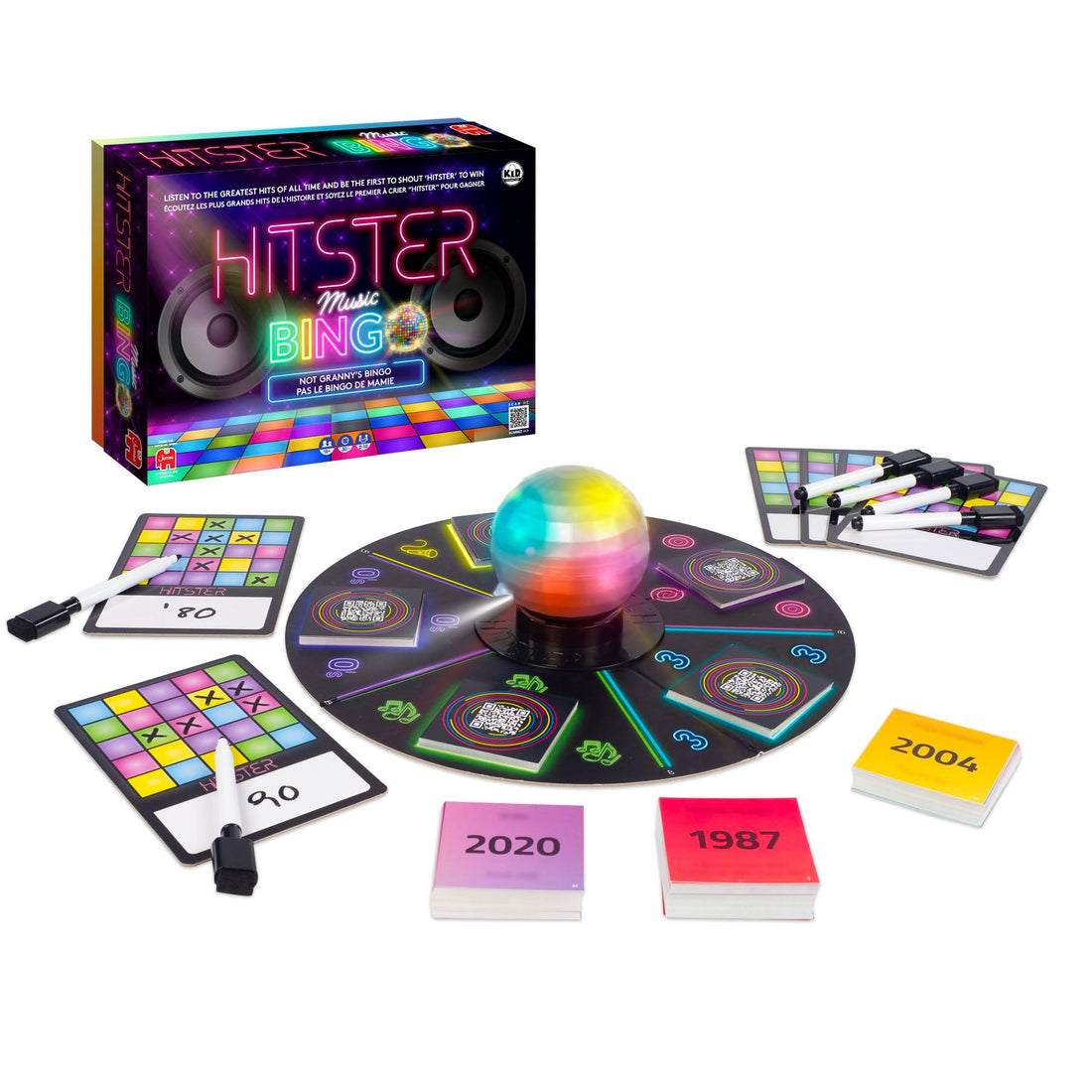 Hitster Bingo · boîte et contenu