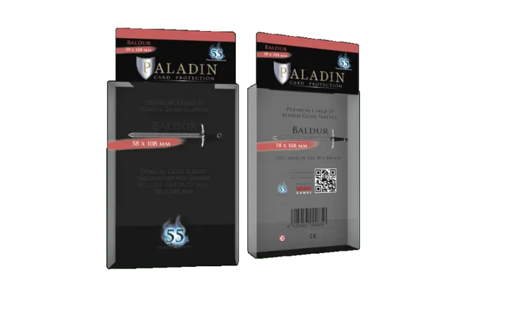 Paladin Sleeve - Baldur - 58x108 - AdventureBox | Jeux de Société