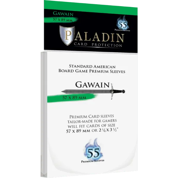 Paladin Sleeve - Gawain - 57x89 - AdventureBox | Jeux de Société