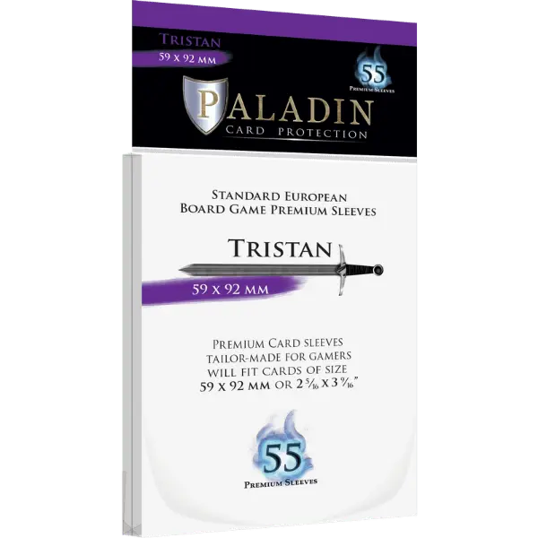 Paladin Sleeve - Tristan - 59x92 - AdventureBox | Jeux de Société