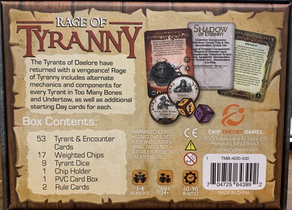 Too Many Bones: Rage of Tyranny exp. (EN)