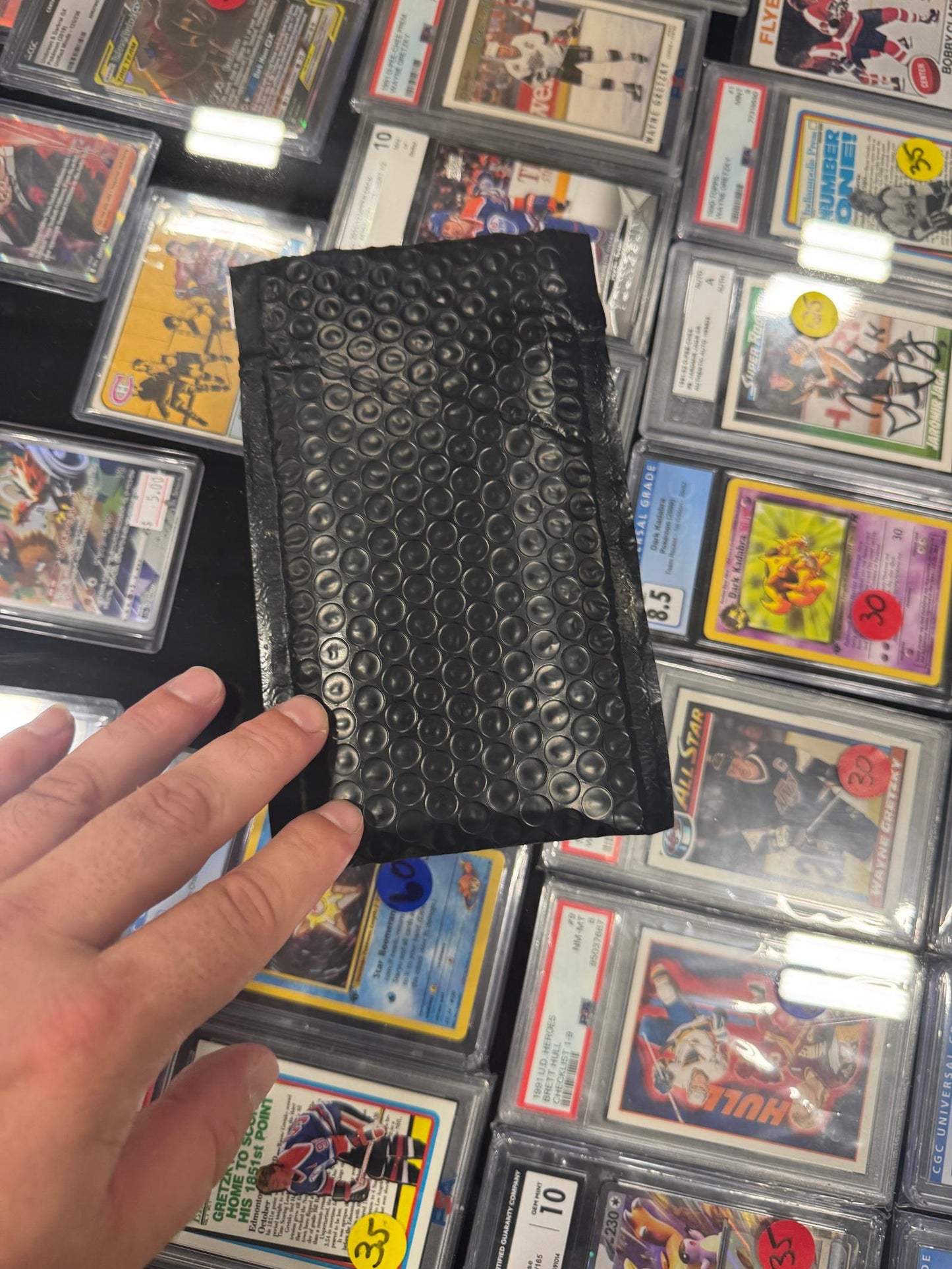 50x EVORETRO Poly Bubble Mailers  4x6" – Black Protective Shipping Envelopes