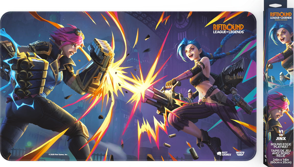 Playmat Riftbound Vendetta · Vi vs. Jinx · EN
