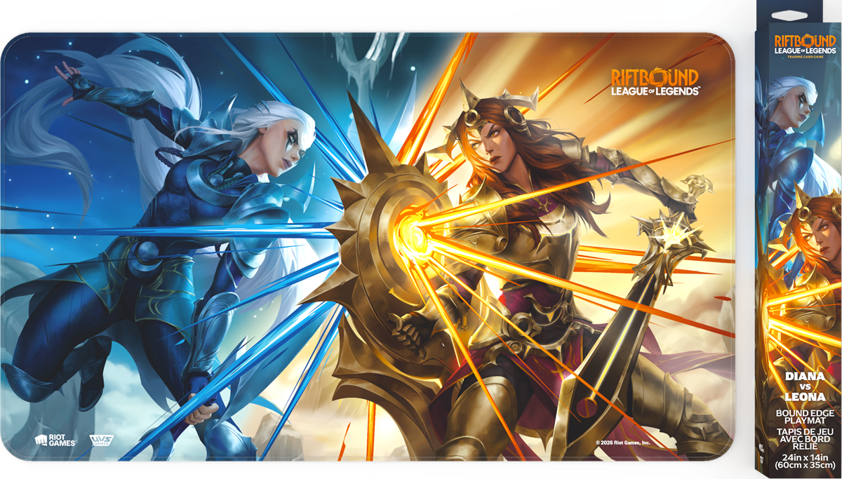 Playmat Riftbound Vendetta · Diana vs. Leona · EN