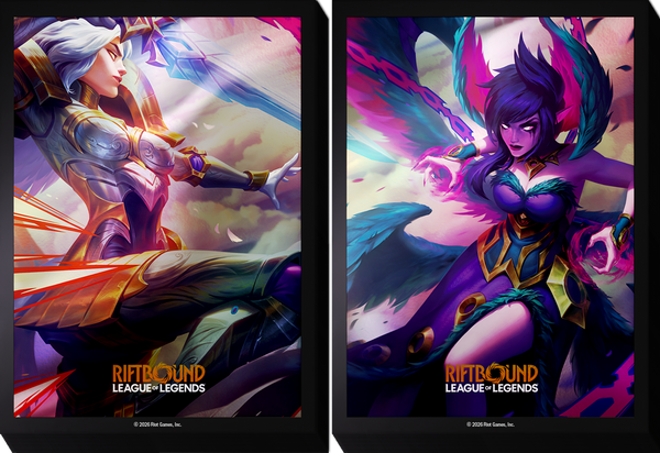 Sleeves Riftbound Vendetta · Kayle vs. Morgana · EN