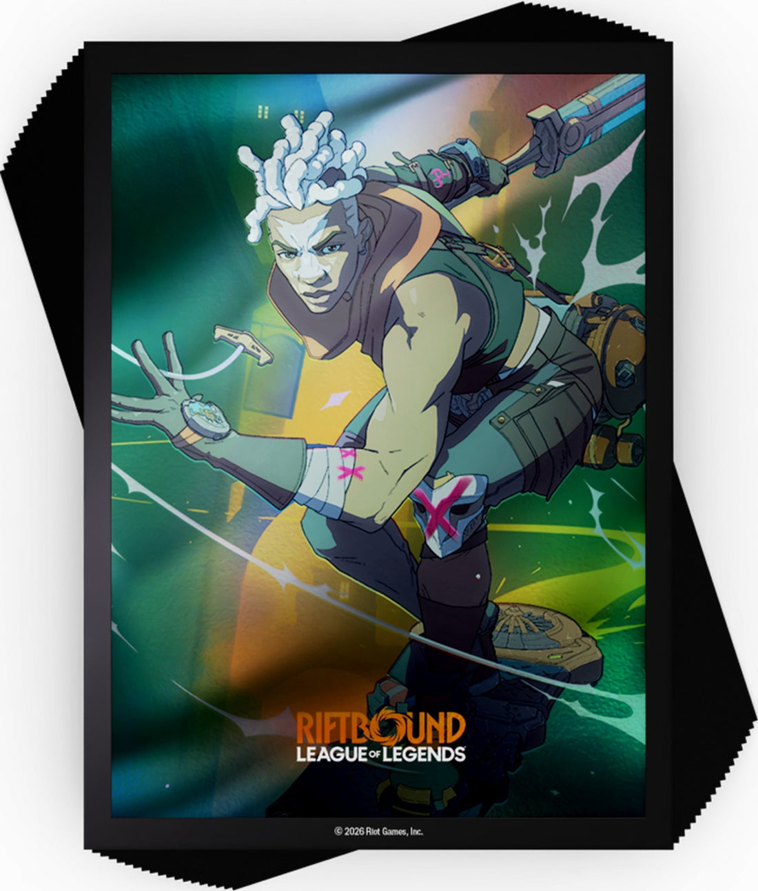 Pochettes Riftbound Radiance Art Sleeves #1 – Ekko (100)