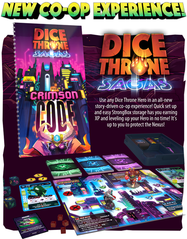 Dice Throne Sagas : The Crimson Code (Nexus) [Précommande]