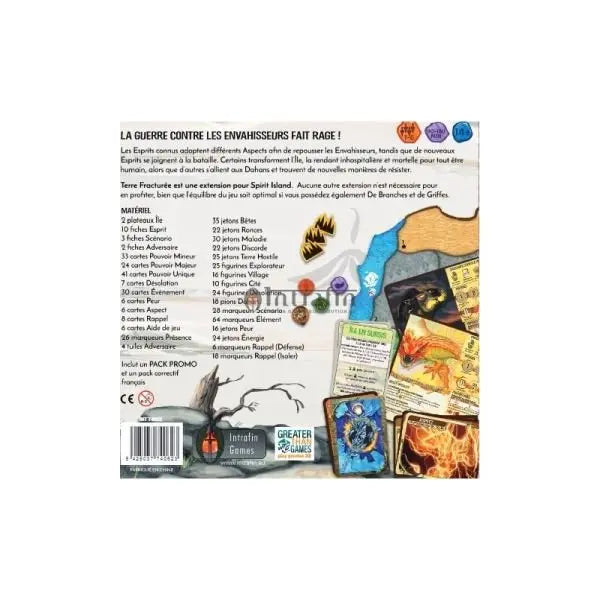 Spirit Island - ext. Terre Fracturée (fr) - AdventureBox | Jeux de Société