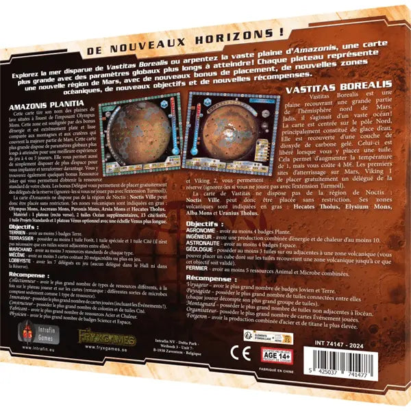 Terraforming Mars - ext. Amazonis et Vastitas mappack (fr) - AdventureBox | Jeux de Société