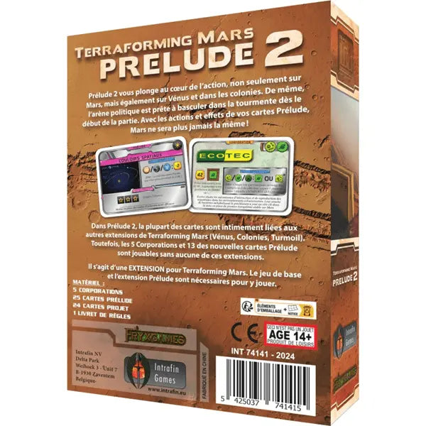 Terraforming Mars - ext. Prelude 2 (fr) - AdventureBox | Jeux de Société