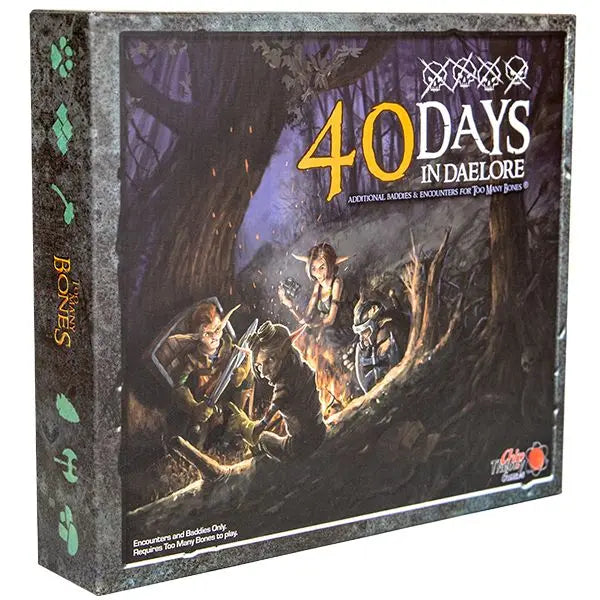 Too Many Bones: 40 Days in Daelore exp. (EN) - AdventureBox | Jeux de Société